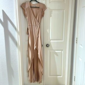 Womens reformation wrap dress